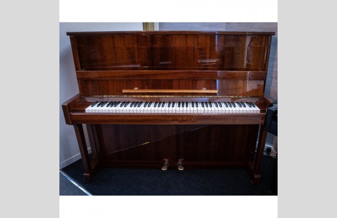 Used Lippman Polished Cut Mahogany 120 Upright Piano - All Inclusive Premium Package (SN:649300) - Image 1